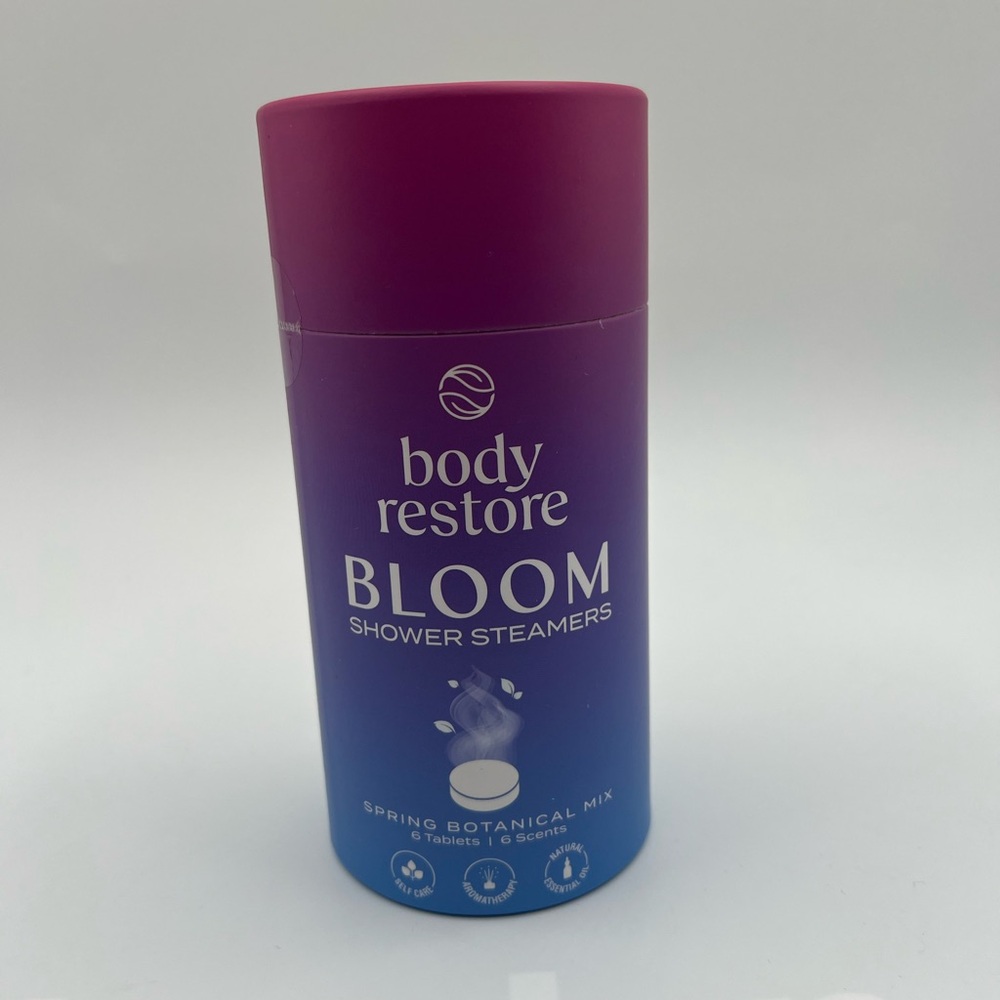 🌸 Body Restore BLOOM Shower Steamers – Spring Botanical Mix. SEALED AND UNUSED.